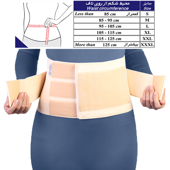 کمربند طبی طب و صنعت کد 53300