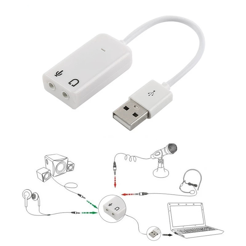 کارت صدا  لویی سان  مدل USB 7.1 channel