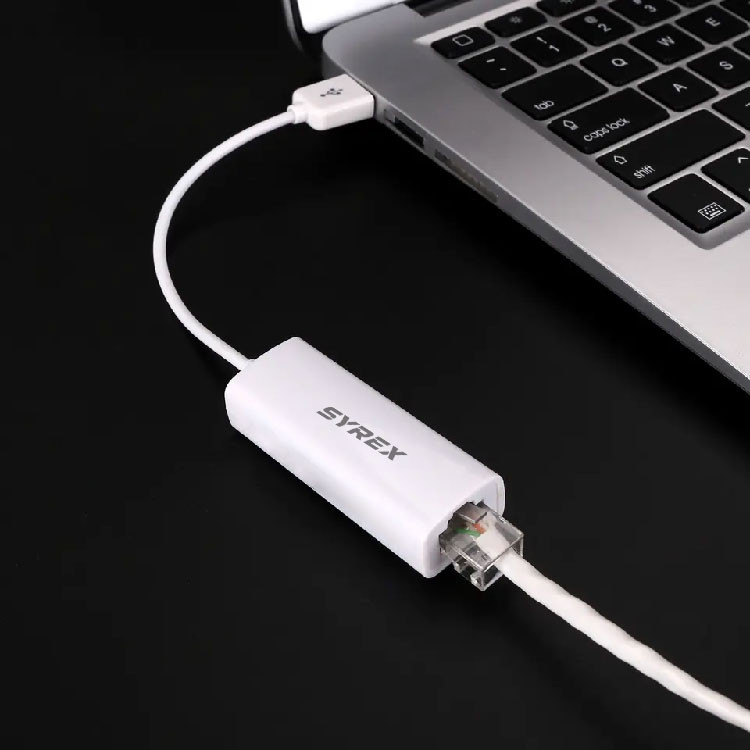 مبدل USB-C به اترنت سایرکس مدل SX-U300