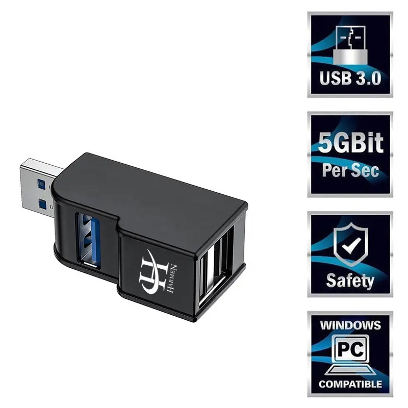 هاب 3 پورت USB3.0 هارمن مدل HR-PRO3