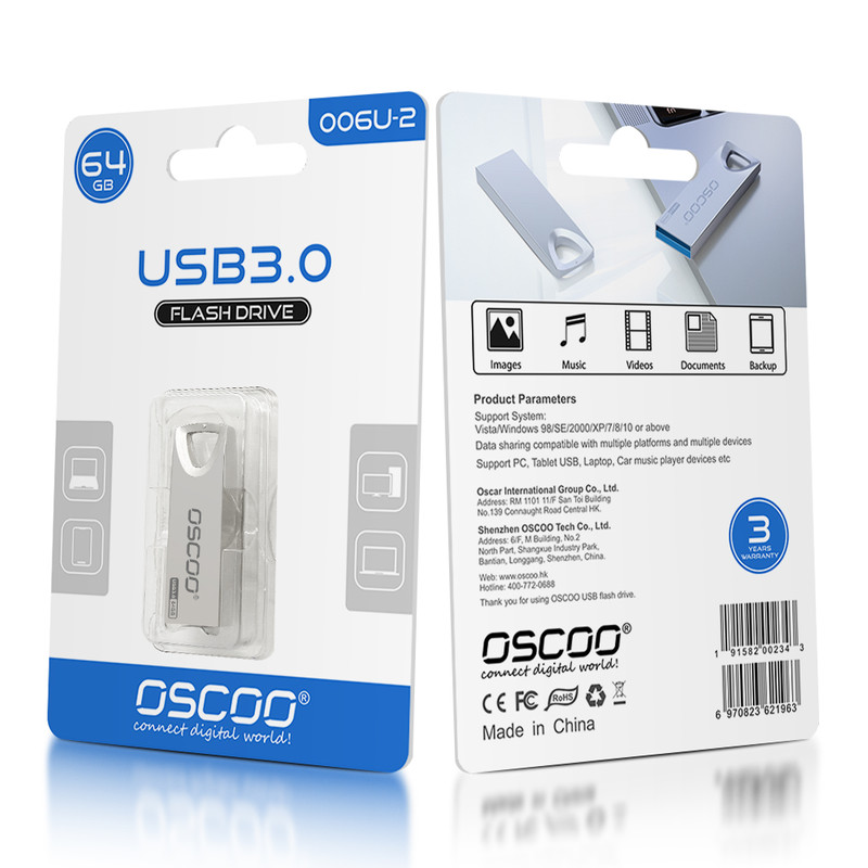 فلش مموری اوسکو مدل 006U-2 USB 3.0 ظرفیت 64 گیگابایت