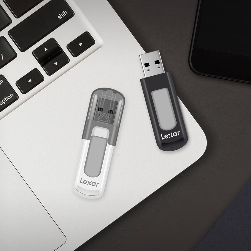 فلش مموری لکسار مدل JumpDrive V100 ظرفیت 32 گیگابایت