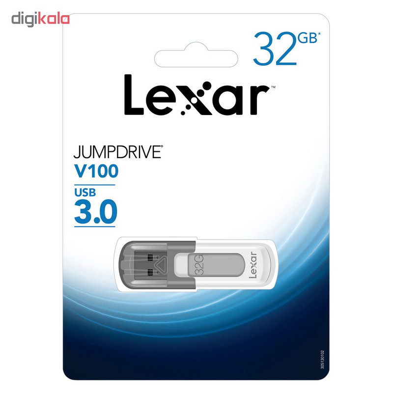 فلش مموری لکسار مدل JumpDrive V100 ظرفیت 32 گیگابایت