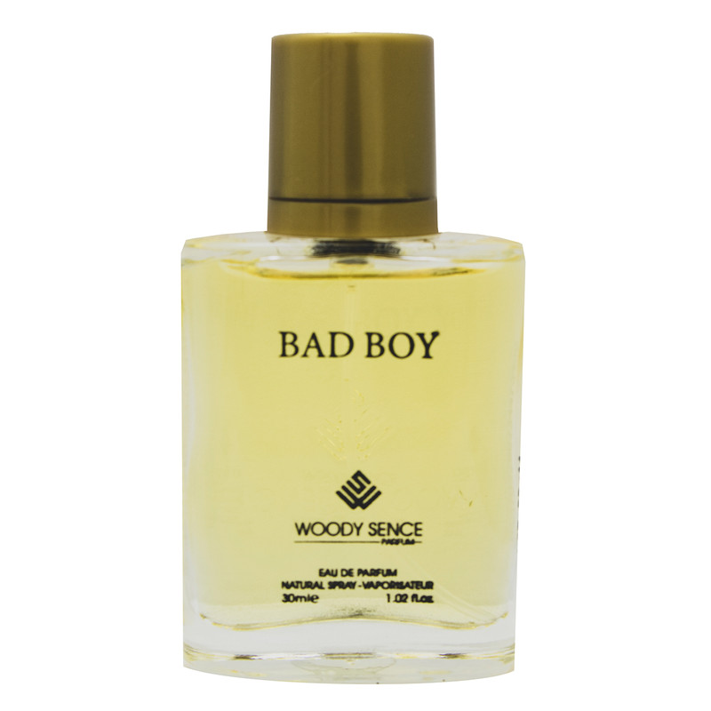 عطر جیبی مردانه وودی سنس مدل BAD BOY حجم 30 میلی لیتر