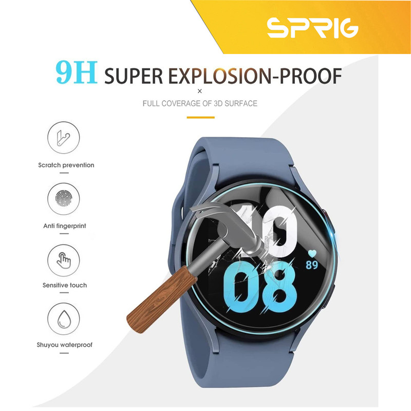 محافظ صفحه نمایش اسپریگ مدل SPG مناسب برای ساعت هوشمند سامسونگ Galaxy watch 5 40mm