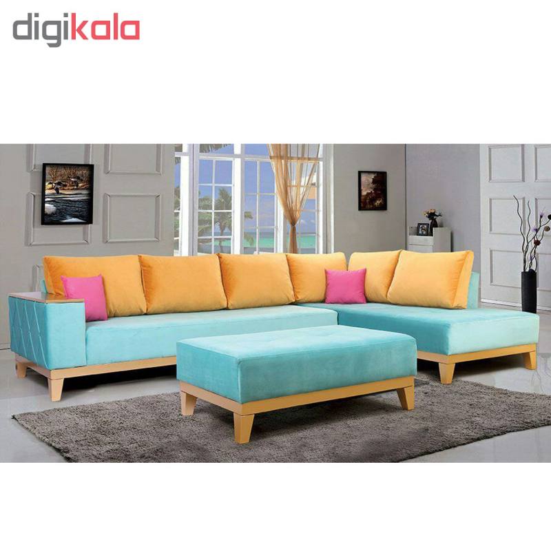 مبل راحتی شش نفره شاهان دکور مدل دیبا کد 11-66