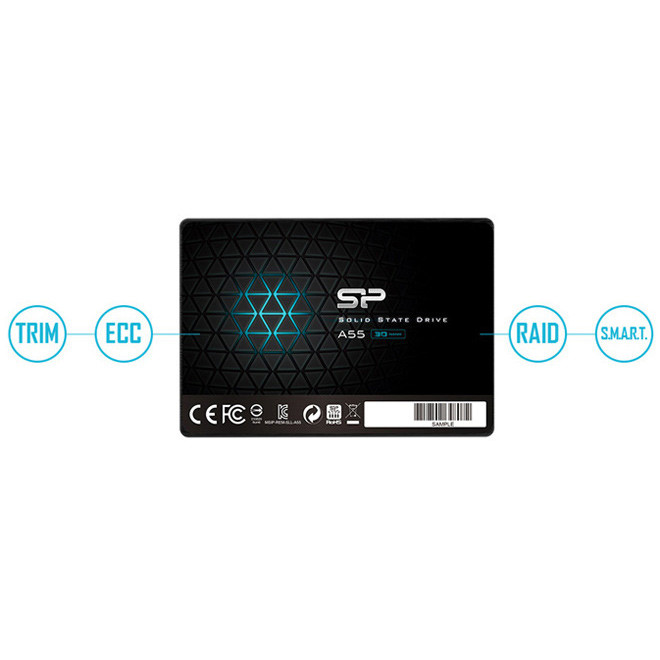 اس اس دی اینترنال SATA3.0 سیلیکون پاور مدل Ace A55 ظرفیت 256 گیگابایت