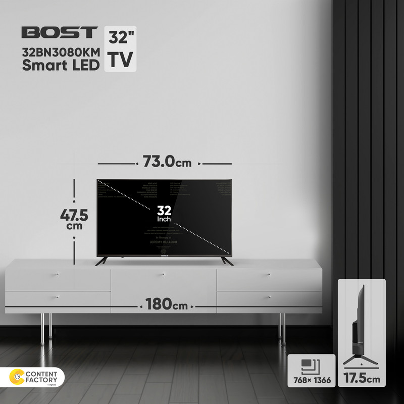 تلویزیون ال ای دی بست مدل 32BN3080KM سایز 32 اینچ