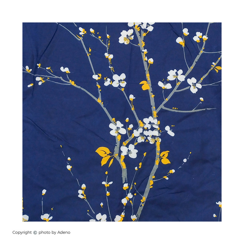 ملحفه آدنو مدل گلریز کد CH52 دونفره سایز 220x240 سانتی متر 