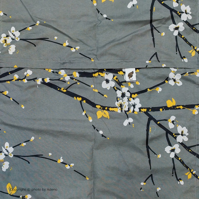 ملحفه آدنو مدل گلریز کد CH52 دونفره سایز 220x240 سانتی متر 