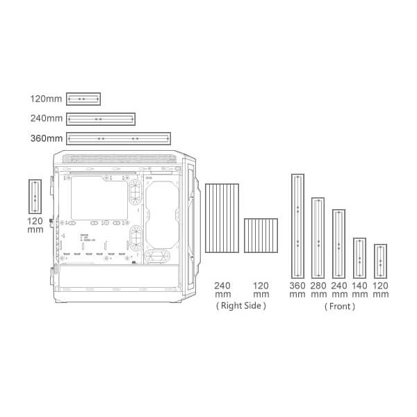 کیس کامپیوتر کوگر مدل Gemini T Pro