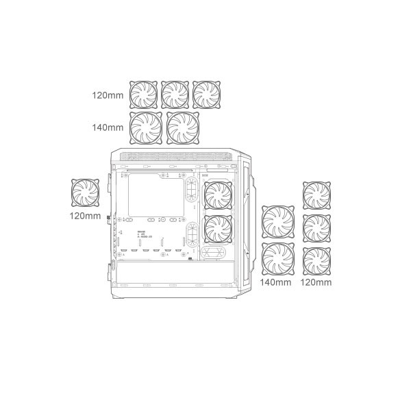 کیس کامپیوتر کوگر مدل Gemini T Pro