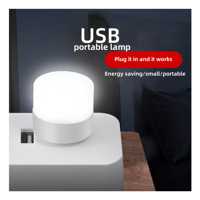 چراغ قوه مدل USB بسته 5 عددی