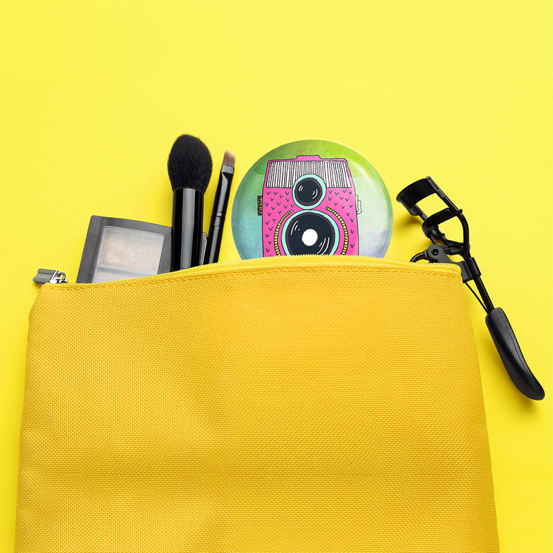 آینه جیبی خندالو مدل دوربین  کد 1711