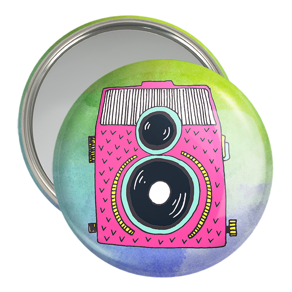 آینه جیبی خندالو مدل دوربین  کد 1711