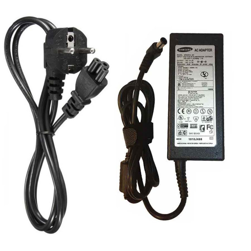 آداپتور مانیتور 14 ولت 3 آمپر مدل 48W به همراه کابل برق سه پین منبع تغذیه