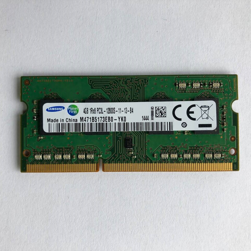 رم لپ تاپ DDR3L تک کاناله 1600 مگاهرتز سامسونگ مدل PC3L-12800 ظرفیت 4 گیگابایت