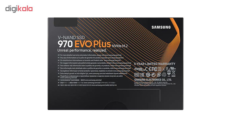 اس اس دی اینترنال سامسونگ مدل 970EVO PLUS ظرفیت 250 گیگابایت