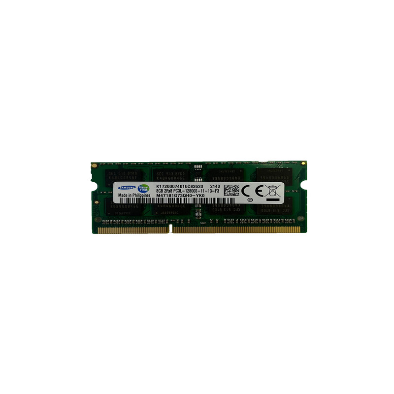 رم لپ تاپ DDR3L دو کاناله 1600مگاهرتز cl11 سامسونگ مدل PC3L-12800S ظرفیت 8 گیگابایت