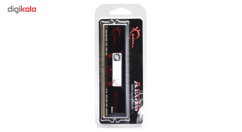 رم دسکتاپ DDR4 تک کاناله 2400 مگاهرتز CL17 جی اسکیل مدل AEGIS ظرفیت 8 گیگابایت