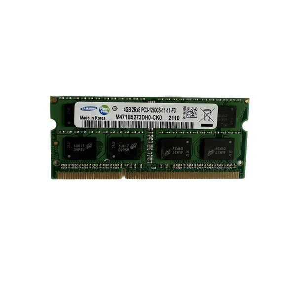 رم لپ تاپ ddr3 تك كاناله 1600 مگاهرتز سامسونگ مدل pc3-12800 ظرفيت 4 گيگابايت