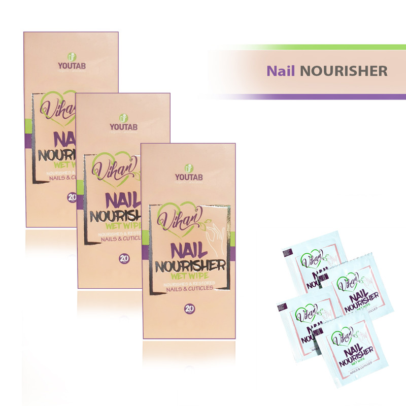  پد تقویت کننده ناخن ویهان مدل Nourisher مجموعه 3 عددی